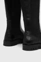 Čizme Tommy Jeans TJW HIGH SHAFT BOOT Vanjski dio: Tekstilni materijal, Prirodna koža Unutrašnji dio: Tekstilni materijal, Prirodna koža Potplat: Sintetički materijal
