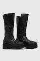 Tommy Jeans kozaki TJW LONG SHAFT BIKER BOOT EN0EN02376 czarny AW23