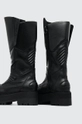 Čizme Tommy Jeans TJW LONG SHAFT BIKER BOOT Vanjski dio: Sintetički materijal, Prirodna koža Unutrašnji dio: Tekstilni materijal Potplat: Sintetički materijal