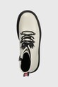 Kožené workery Tommy Jeans TJW LACE UP BOOT CHUNKY béžová EN0EN02404