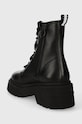 Obuwie Tommy Jeans workery skórzane TJW LACE UP BOOT CHUNKY EN0EN02404 czarny