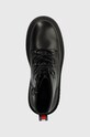 Kožené workery Tommy Jeans TJW LACE UP BOOT CHUNKY čierna EN0EN02404
