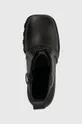 μαύρο Δερμάτινες μπότες Tommy Jeans TJW HIGH HEEL LACE UP BOOT