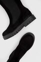 Tommy Jeans kozaki TJW LONG SHAFT SUEDE BOOT czarny EN0EN02412