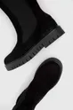 μαύρο Μπότες Tommy Jeans TJW LONG SHAFT SUEDE BOOT