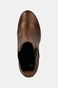 Tommy Jeans sztyblety skórzane TJW NEW ESS HIGH HEEL BOOT brązowy EN0EN02439