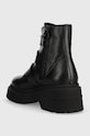Obuwie Tommy Jeans botki skórzane TJW CHUNKY BOOT HARDWARE EN0EN02443 czarny