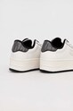 Încălțăminte Tommy Jeans sneakers din piele TJW FLATFORM ANIMAL PRINT EN0EN02537 alb