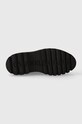 Шкіряні черевики Calvin Klein Jeans FLATFORM LACE UP BOOT LTH YW0YW01110 чорний