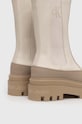 Παπούτσια Δερμάτινες μπότες τσέλσι Calvin Klein Jeans FLATFORM CHELSEA BOOT LTH WN YW0YW01111 μπεζ