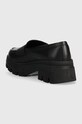 Obuwie Calvin Klein Jeans mokasyny skórzane CHUNKY COMBAT LOAFER WN YW0YW01120 czarny