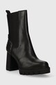 Calvin Klein Jeans botki PLATFORM CHELSEA BOOT LTH WN YW0YW01140 czarny AW23