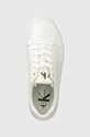 Кросівки Calvin Klein Jeans BOLD VULC FLATF LACEUP LTH WN білий YW0YW01144