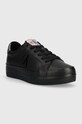 Calvin Klein Jeans sneakersy BOLD VULC FLATF LACEUP LTH WN YW0YW01144 czarny SS24