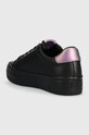 Obuwie Calvin Klein Jeans sneakersy BOLD VULC FLATF LACEUP LTH WN YW0YW01144 czarny
