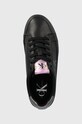 Calvin Klein Jeans sneakersy BOLD VULC FLATF LACEUP LTH WN czarny YW0YW01144