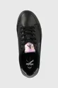 czarny Calvin Klein Jeans sneakersy BOLD VULC FLATF LACEUP LTH WN