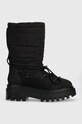 Зимові чоботи Calvin Klein Jeans FLATFORM SNOW BOOT NYLON WN з утепленням чорний YW0YW01146