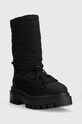 Зимові чоботи Calvin Klein Jeans FLATFORM SNOW BOOT NYLON WN YW0YW01146 чорний AW23