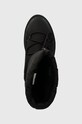 Calvin Klein Jeans śniegowce FLATFORM SNOW BOOT NYLON WN czarny YW0YW01146