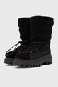Зимние сапоги Calvin Klein Jeans FLATFORM SNOW BOOT SHERPA WN YW0YW01195 чёрный AW23