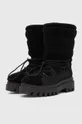 Μπότες χιονιού Calvin Klein Jeans FLATFORM SNOW BOOT SHERPA WN μαύρο