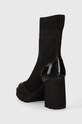 Boty Nízké kozačky Calvin Klein Jeans PLATFORM KNIT SOCK WN YW0YW01196 černá