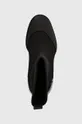 čierna Členkové topánky Calvin Klein Jeans PLATFORM KNIT SOCK KNIT WN