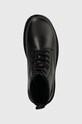 Calvin Klein Jeans botki EVA MID LACE UP BOOT LTH WN czarny YW0YW01263