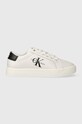 Кожени маратонки Calvin Klein Jeans CLASSIC CUPSOLE LACEUP LTH WN LACE UP Planet friendly бял YW0YW01269