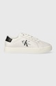 Calvin Klein Jeans sneakersy skórzane CLASSIC CUPSOLE LACEUP LTH WN Planet friendly biały YW0YW01269