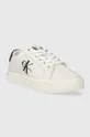 Calvin Klein Jeans sneakers in pelle CLASSIC CUPSOLE LACEUP LTH WN bianco