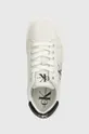 biały Calvin Klein Jeans sneakersy skórzane CLASSIC CUPSOLE LACEUP LTH WN