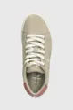 beige Calvin Klein Jeans sneakers in pelle CLASSIC CUPSOLE LACEUP LTH WN