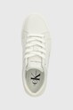 Кожаные кроссовки Calvin Klein Jeans CLASSIC CUPSOLE LACEUP LTH WN бежевый YW0YW01269