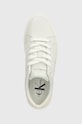 Кожаные кроссовки Calvin Klein Jeans CLASSIC CUPSOLE LACEUP LTH WN бежевый YW0YW01269