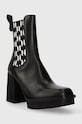 Шкіряні черевики Karl Lagerfeld VOYAGE VI KL30158.000 чорний AW23