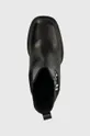 μαύρο Δερμάτινες μπότες τσέλσι Karl Lagerfeld VOYAGE VI