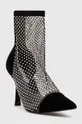 Členkové topánky Karl Lagerfeld PANDARA II čierna