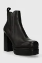 Δερμάτινες μπότες τσέλσι Karl Lagerfeld STRADA μαύρο