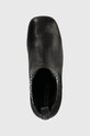Шкіряні черевики Karl Lagerfeld STRADA чорний KL30143.000