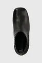 μαύρο Δερμάτινες μπότες τσέλσι Karl Lagerfeld STRADA