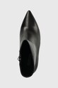 Δερμάτινες μπότες Karl Lagerfeld ICE WEDGE μαύρο KL34650.000