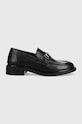 Karl Lagerfeld mocasini de piele PAYTON piele negru KL41420.00S