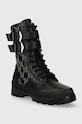 Karl Lagerfeld bocanci de piele TREKKA II KC KL42586F.007 negru AW23