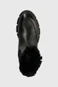 μαύρο Δερμάτινες μπότες τσέλσι Karl Lagerfeld ARIA