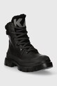 Karl Lagerfeld bőr cipő TREKKA MAX KC KL43563.000 fekete AW23