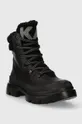 Шкіряні черевики Karl Lagerfeld TREKKA MAX KC чорний