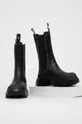 Δερμάτινες μπότες Karl Lagerfeld TREKKA MAX KC μαύρο