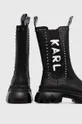 Kožne gležnjače Karl Lagerfeld TREKKA MAX KC  Vanjski dio: Prirodna koža Unutrašnji dio: Sintetički materijal, Tekstilni materijal Potplat: Sintetički materijal